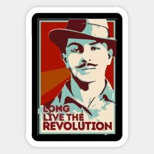 Shaheed Bhagat Singh Revolution Sticker